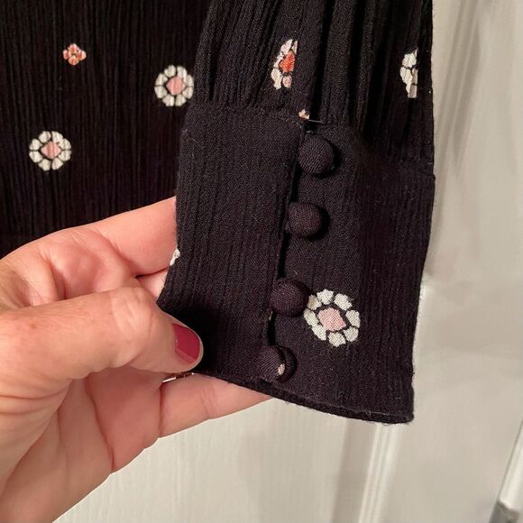 Amuse Society Floral Moonshine Blouse Sz S - Picture 3 of 7